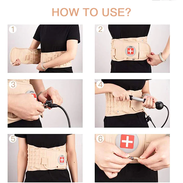 Spinal Decompression Air Traction Belt Waist Brace - Image 5