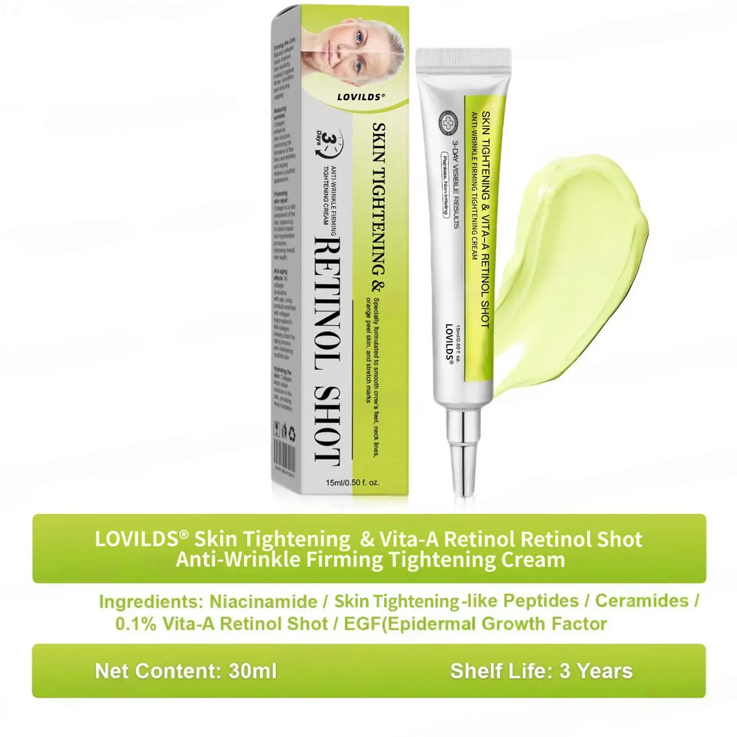 Skin Tightening & Vita-A Retinol Retinol shot Anti-Wrinkle Firming Tightening cream - Image 11