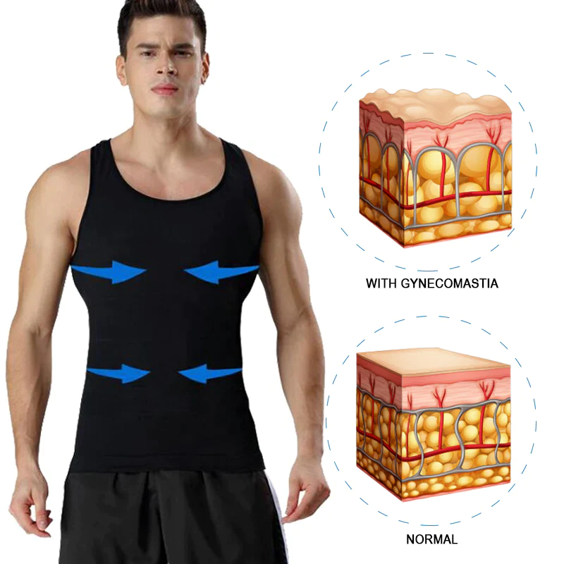 MenSlim Gynecomastia Compression TankTop - Image 3