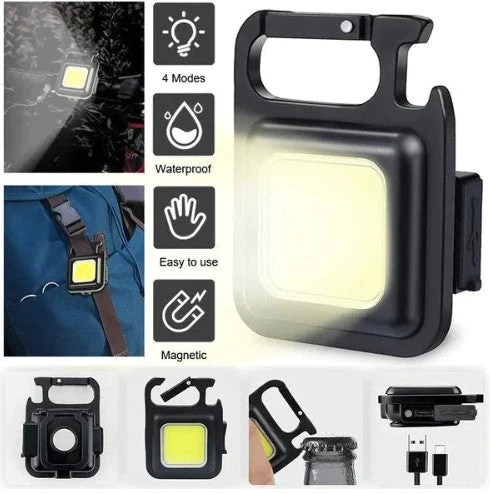 Multifunctional Re-Chargeable Keychain Emergency Light - Image 2