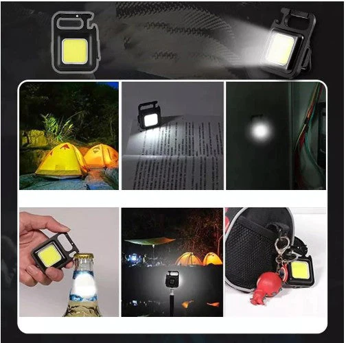 Multifunctional Re-Chargeable Keychain Emergency Light - Image 4