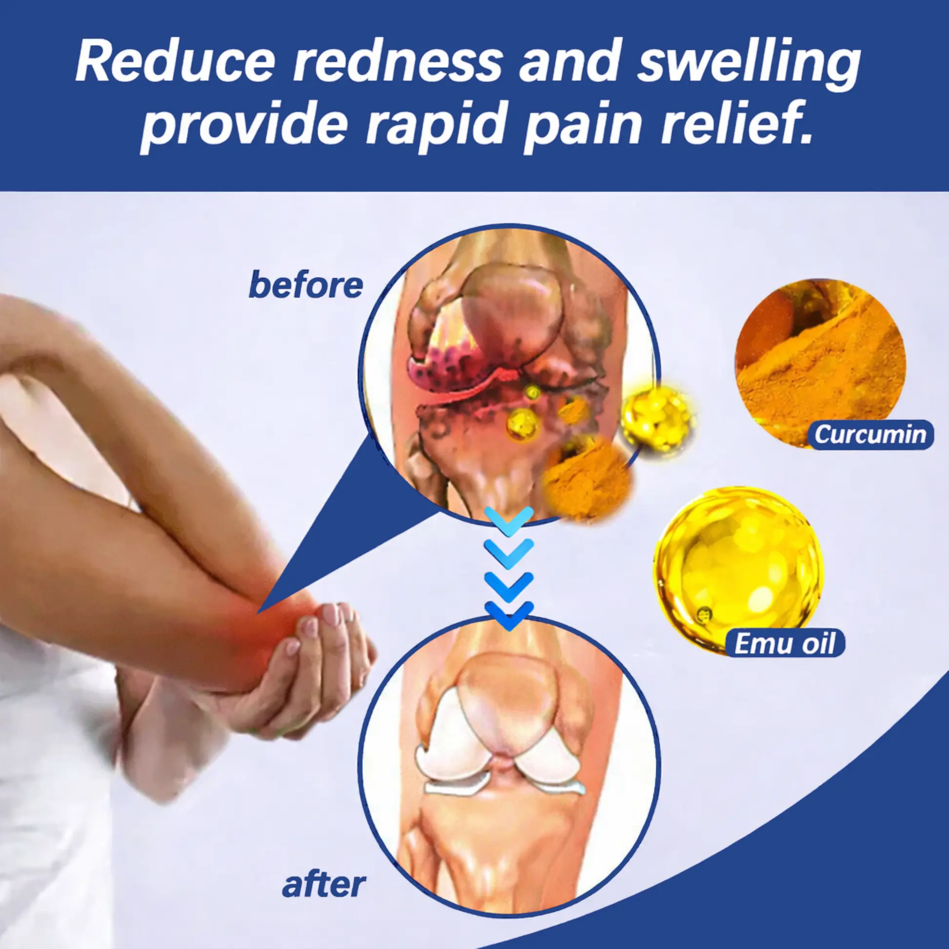 Turmeric + Emu Oil Arthritis Relief Massage Gel - Image 3