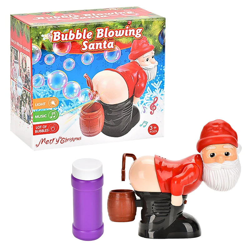 Santa Bubble Machine