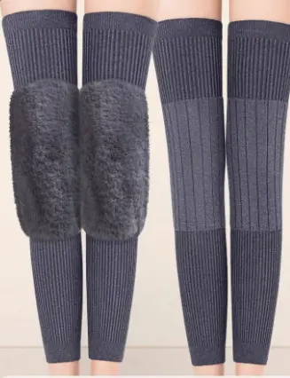 Non-Slip Cashmere Wool Brace Leg Warmer - Image 5