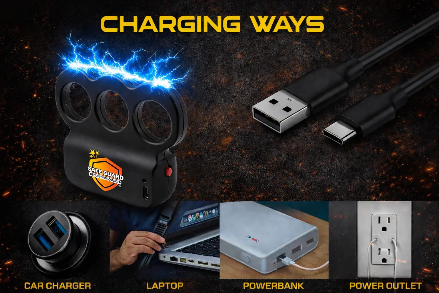 POWERSTRIKE Extreme 67,000,000 Knuckle Stun Ring - Image 9