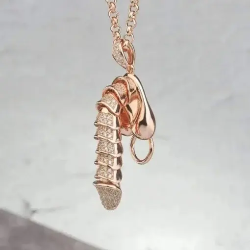 925 Sterling Silver Pullable Penis Pendant - Image 10