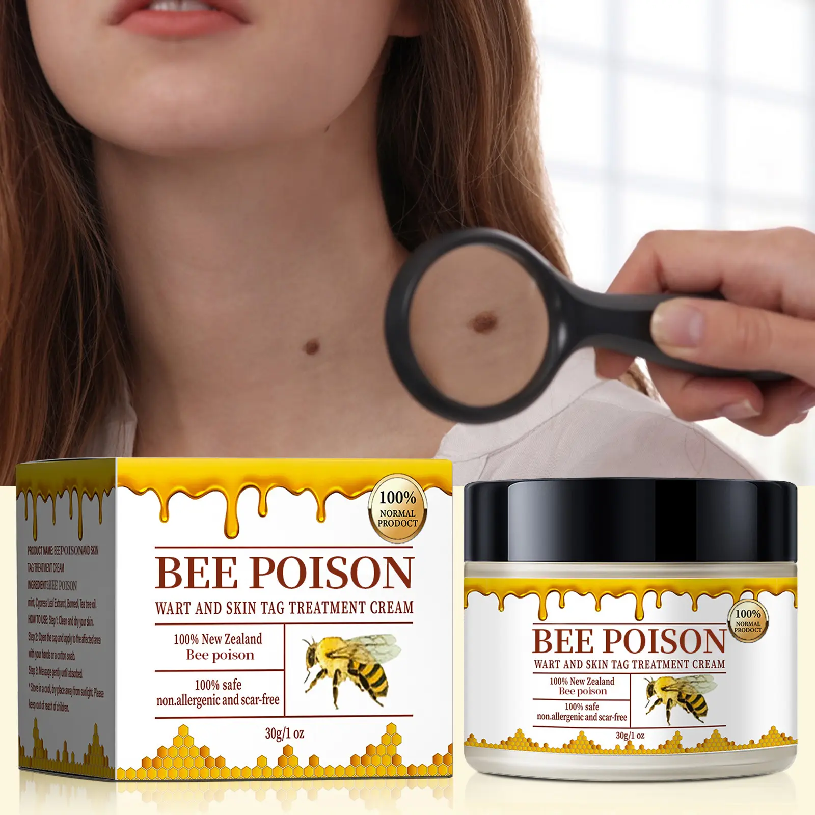 Bee poison Wart and Mole Removal Treatment Cream - Image 6