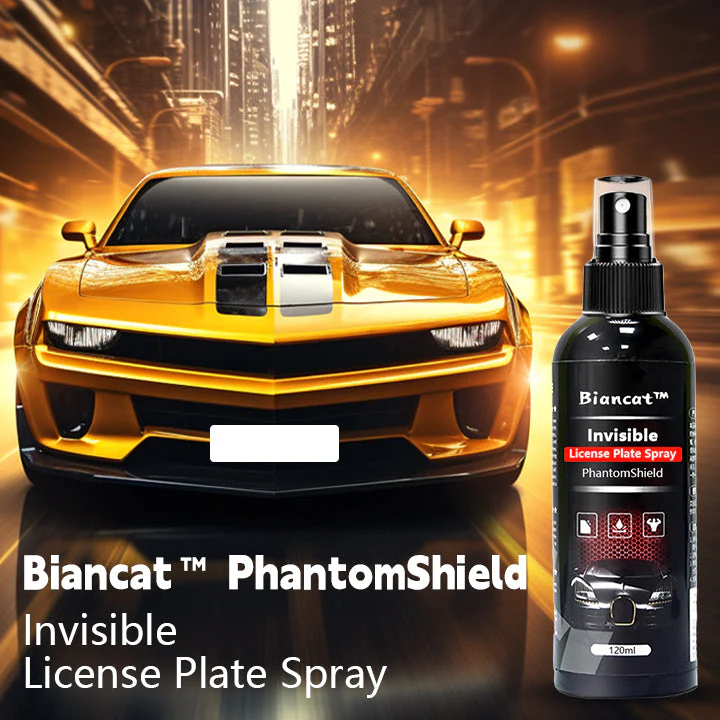 PhantomShield Invisible License Plate Spray