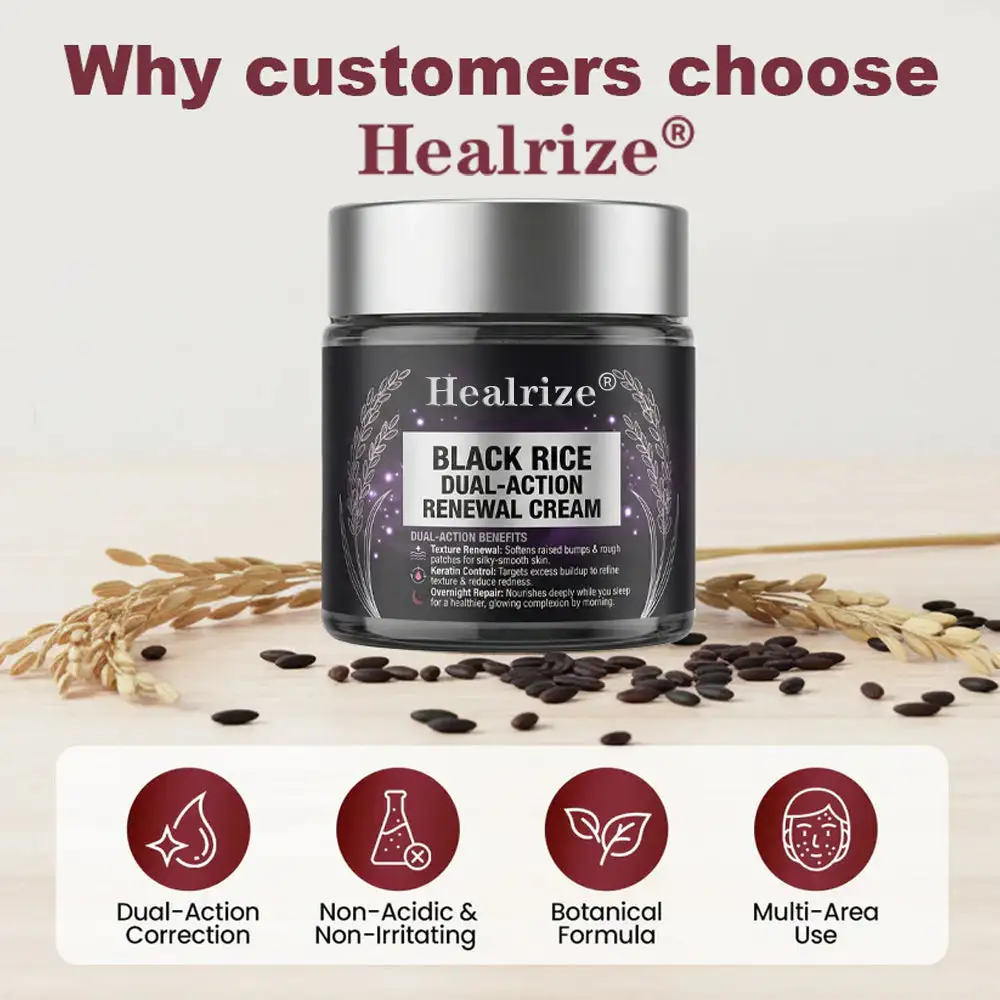 BLACK RICE DUAL-ACTION RENEWAL CREAM - Image 4
