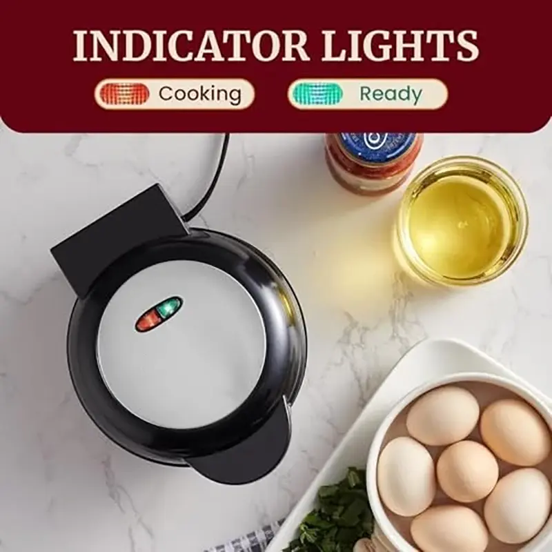 Non-Stick Dual Omelet & Frittata Maker with Cool Touch Handle - Image 6