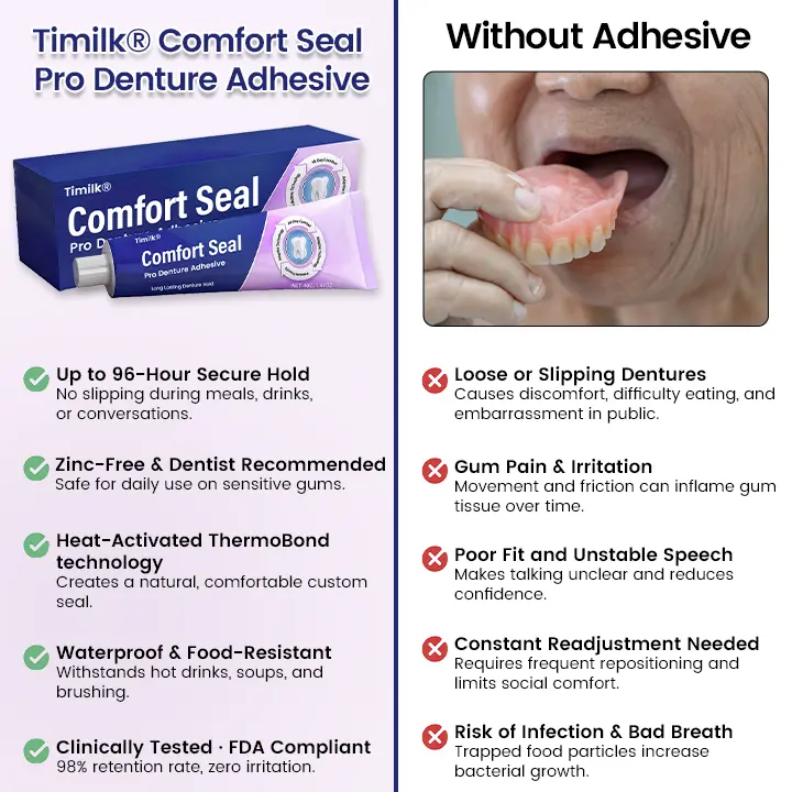 Comfort Seal Pro Denture Adhesive🦷💜FDA Certified - Image 6