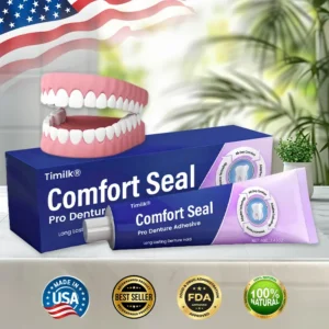 🔥 LIMITED SPECIAL OFFER 🔥 Comfort Seal Pro Denture Adhesive🦷💜FDA Certified (Clinically Proven 96- Hour Lock Hold for Secure, Comfortable & Zinc-Free Denture Fit)