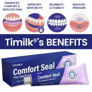 Alternative view of 🔥 LIMITED SPECIAL OFFER 🔥 Comfort Seal Pro Denture Adhesive🦷💜FDA Certified (Clinically Proven 96- Hour Lock Hold for Secure, Comfortable & Zinc-Free Denture Fit)