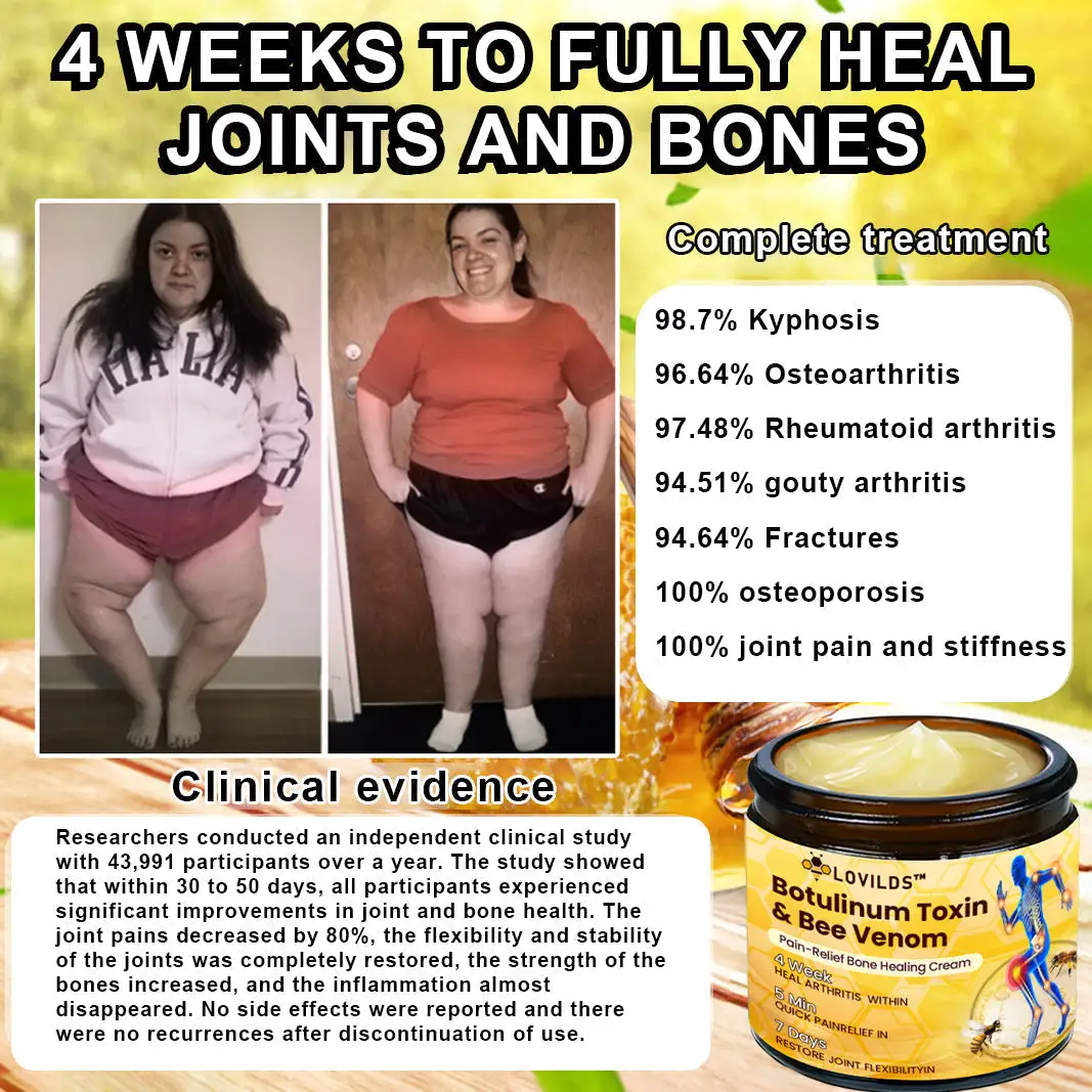 Botulinum Toxin & Bee Venom Pain-Relief Bone Healing Cream - Image 12