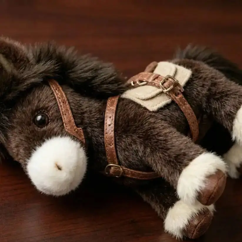 NESLEMY Plush Pony Bag Charm and Keychain - Image 5