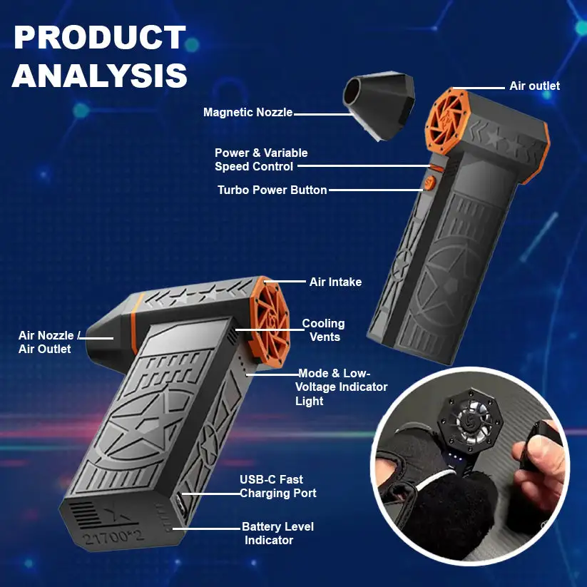 2026 Upgrade TAILEDEN 12000W Thermal Snow Blower - Image 7