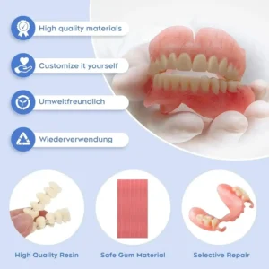 Alternative view of 🔥Limited Time 50% Medical Full Denture with Strong Suction