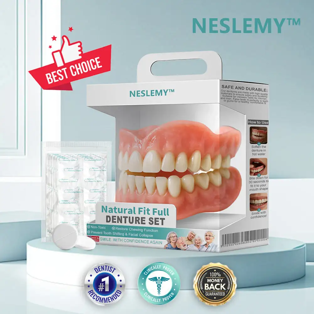 Natural Fit Full Denture Set