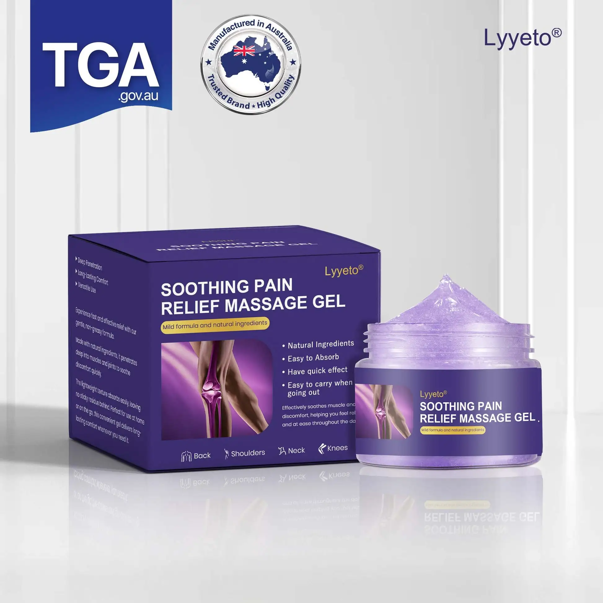 Turmeric & Emu Oil Arthritis Soothing Pain Relief Massage Gel