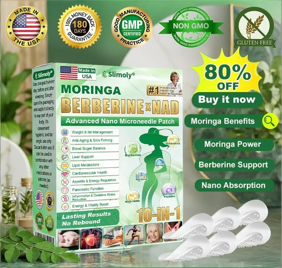 Moringa & Berberine10-IN- Advanced Nano Microneedle Patch