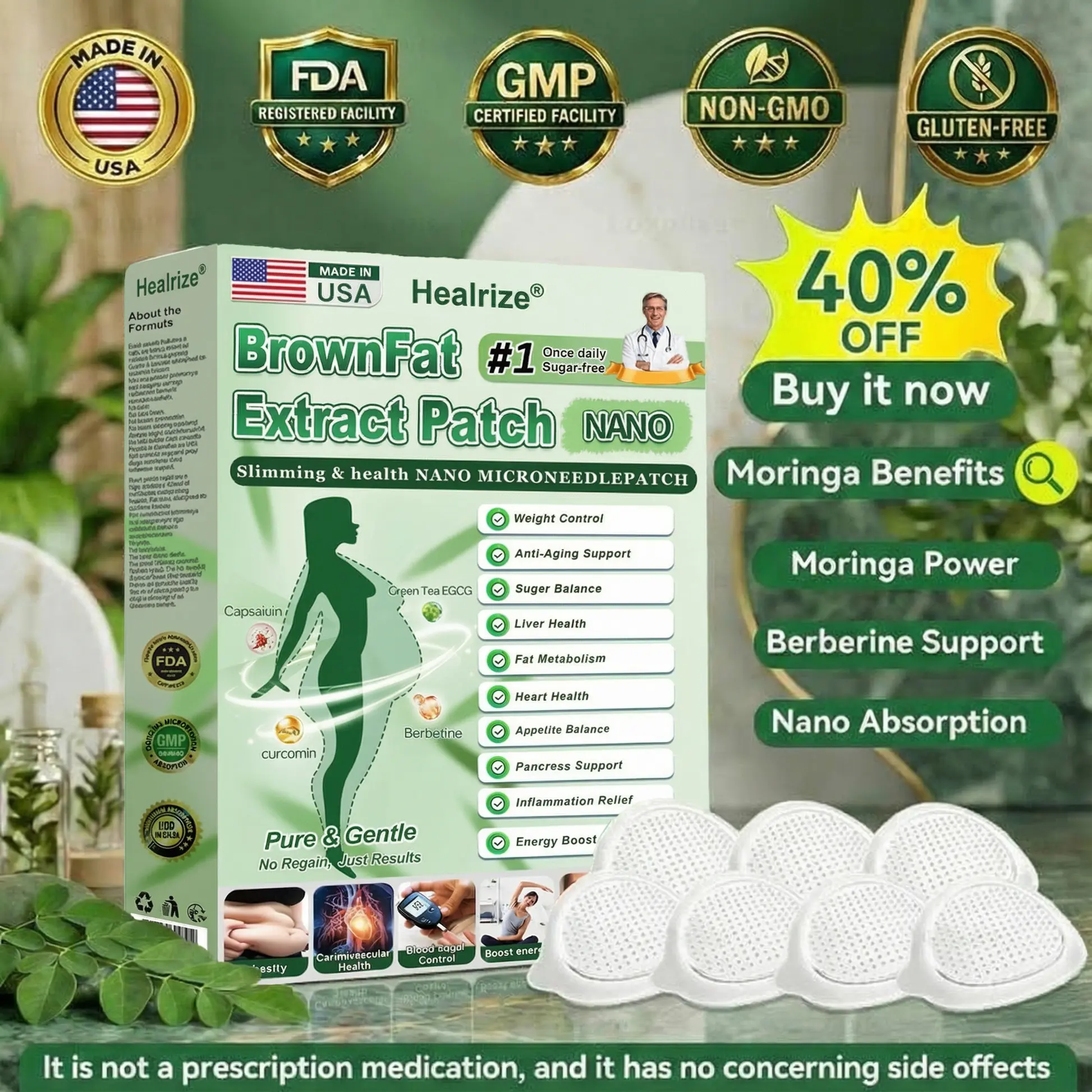 𝑶𝒇𝒇𝒊𝒄𝒊𝒂𝒍 𝑺𝒕𝒐𝒓𝒆 |👩⚕️ 𝑴𝒐𝒓𝒊𝒏𝒈𝒂 & 𝑩𝒆𝒓𝒃𝒆𝒓𝒊𝒏𝒆 10-𝑰𝑵-1 𝑨𝒅𝒗𝒂𝒏𝒄𝒆𝒅 𝑵𝒂𝒏𝒐 𝑴𝒊𝒄𝒓𝒐𝒏𝒆𝒆𝒅𝒍𝒆 𝑷𝒂𝒕𝒄𝒉