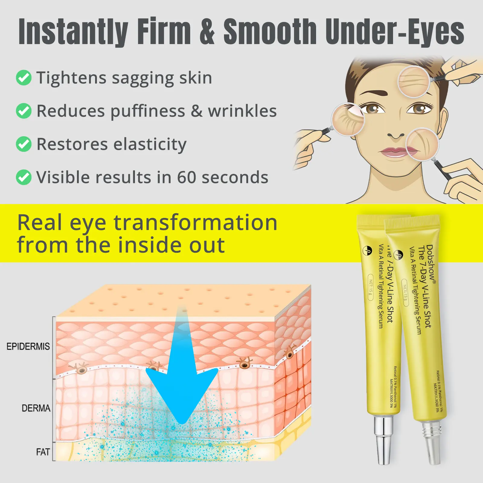 The 7-Day V-Line Shot: Vita A Retinal Tightening Serum - Image 3