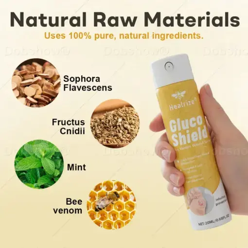 GlucoShield Bee Venom Wound Spray1 Best-Selling Wound Care Spray - Image 7