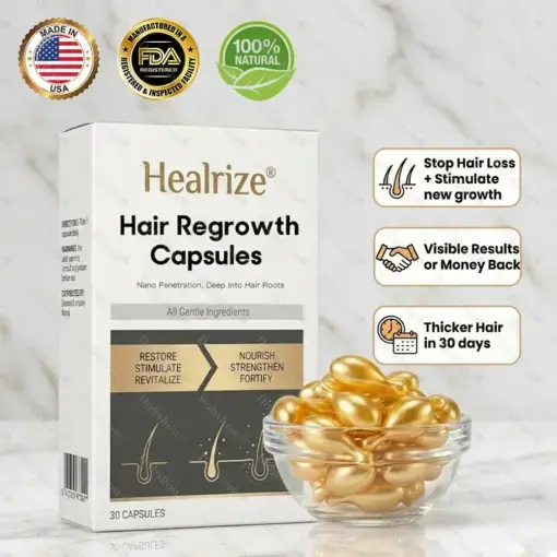 Hair Regrowth Capsules Nano Penetration, Deep into Hair Roots