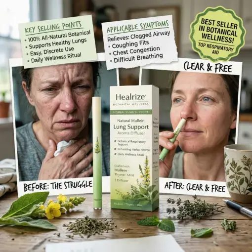 Natural Mullein Lung Support Aroma Diffuser - Image 3