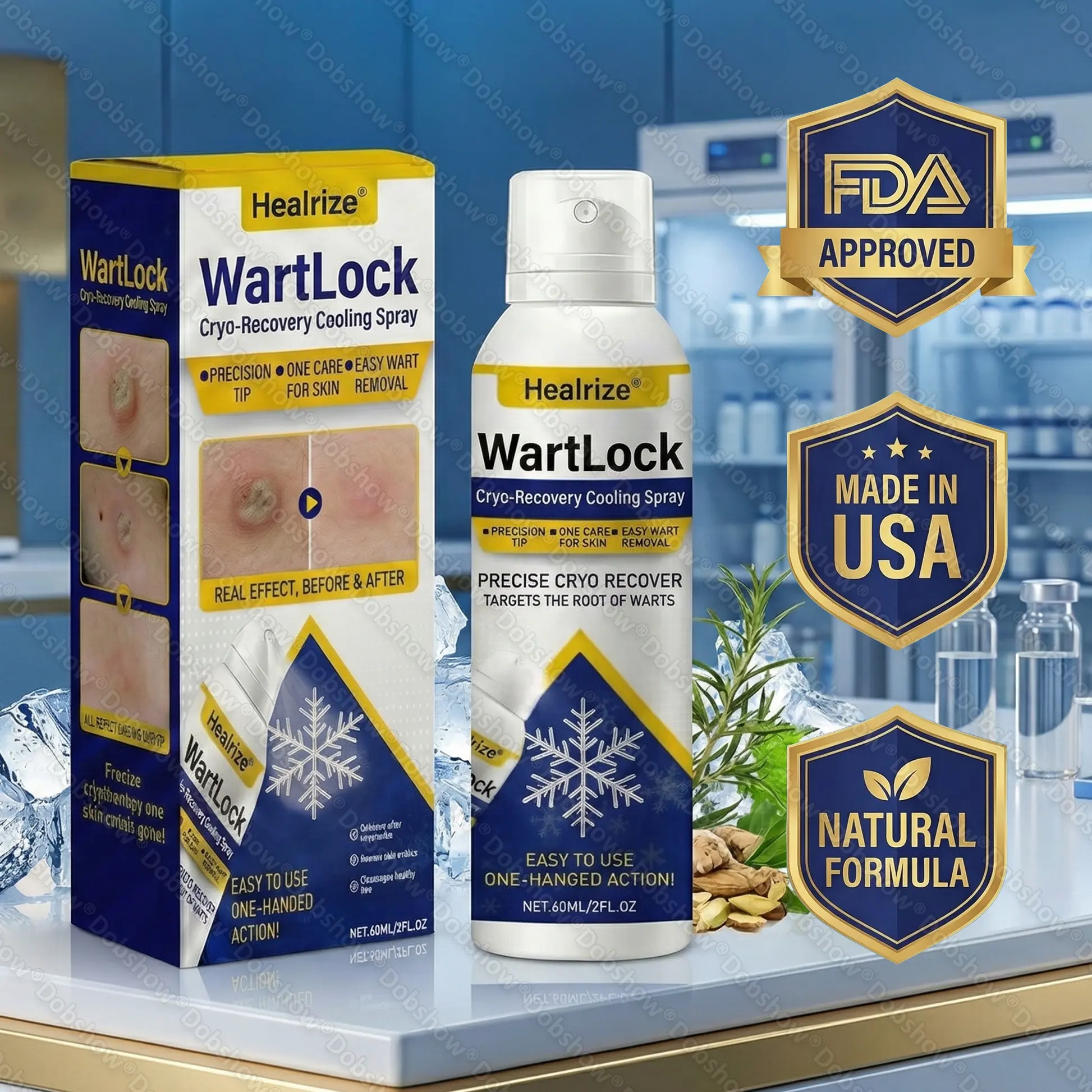 ๐ฅ๐๐๐ง๐๐ ๐๐ฅ๐๐๐๐๐ก ๐๐๐๐๐ง๐จ | WartLock Cryo-Recovery Cooling Spray