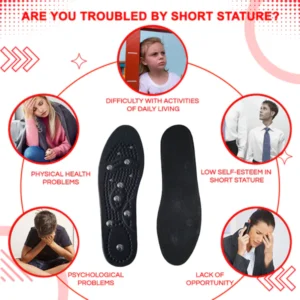 Alternative view of HeightBoost Acupunture Magnetic Insoles