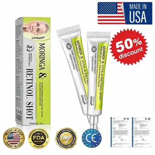 moringa Vita-A Retinol Shot Wrinkle-Lift Tightening cream – Last Day Promotion 50 OFF