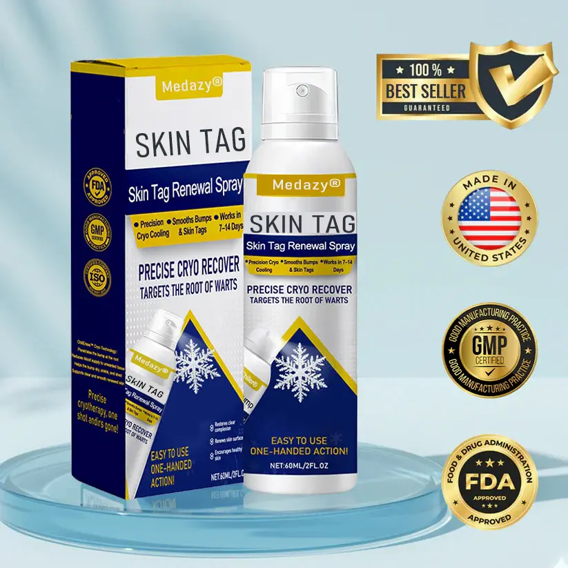 Skin Tag Renewal Spray- Reducing nutrient supply to damaged tissue and accelerating its natural shedding process