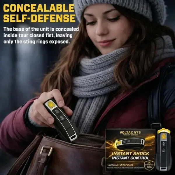Voltax ShockForce 75M Stun Car Keychain - 2026 Flash Sale 75% OFF ️ - Image 4