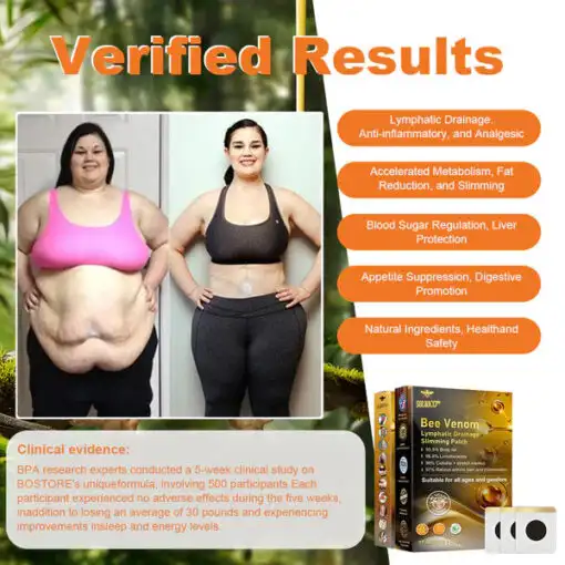 Bee VenomLymphatic Drainage Slimming Patch - Image 4