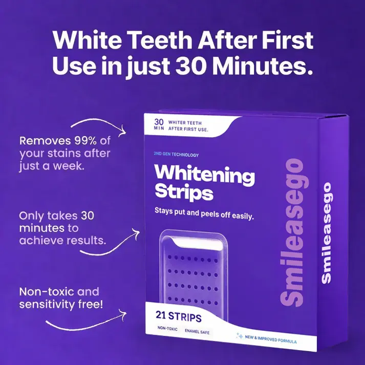 Purple Teeth Whitening Strips - Image 12