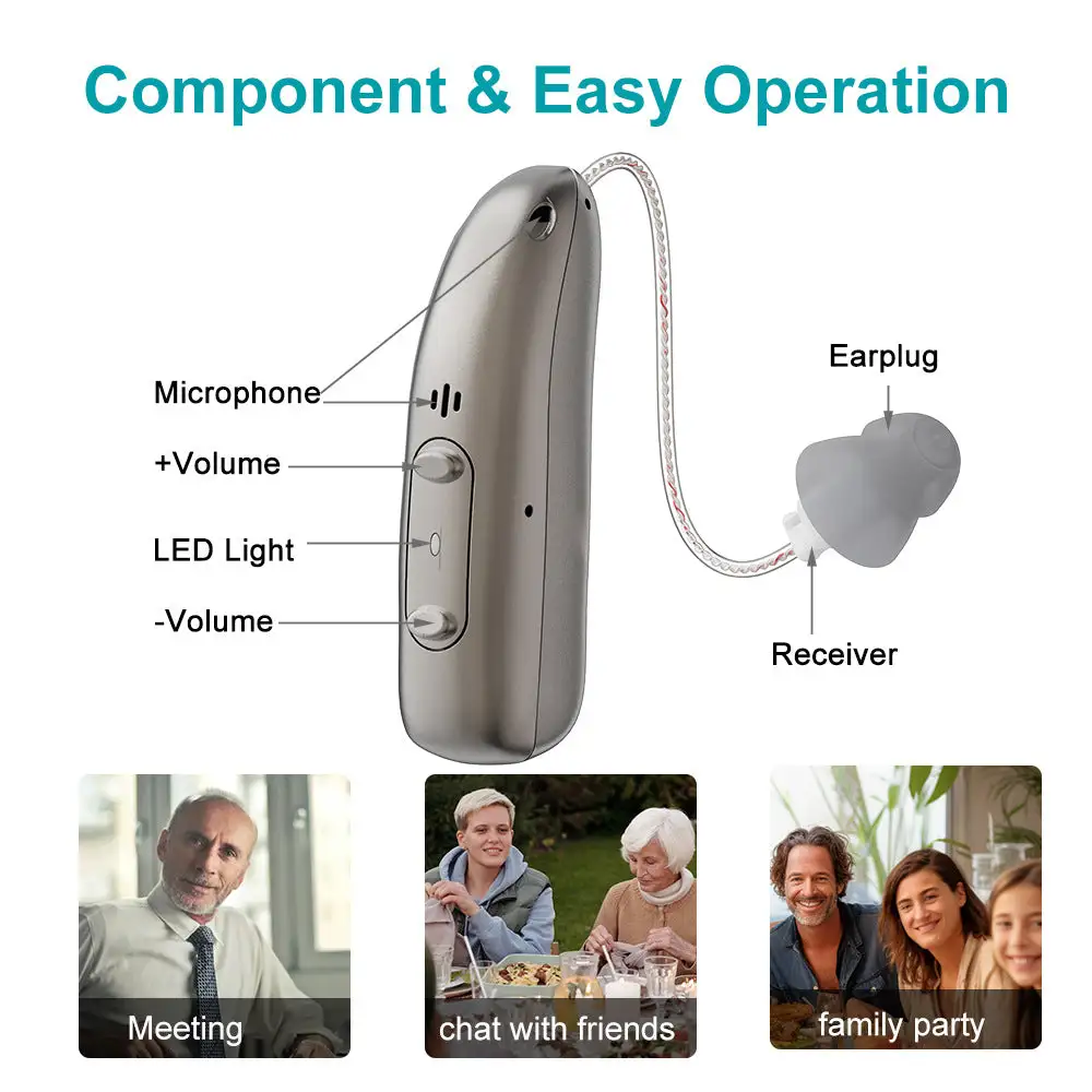 Smart & Self-Fitting Bluetooth Hearing Aids (App Controlled) - Image 7