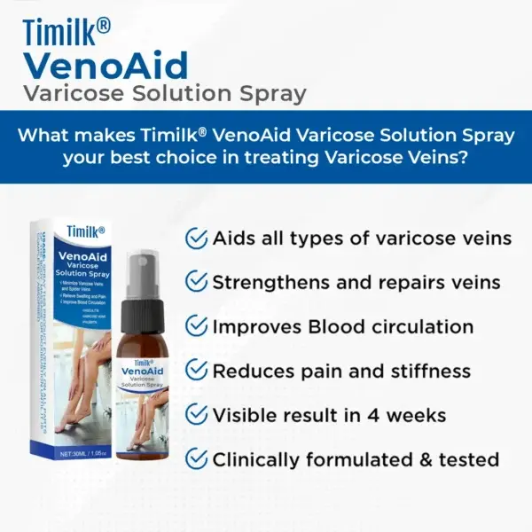 VenoAid Varicose Solution Spray - Image 2