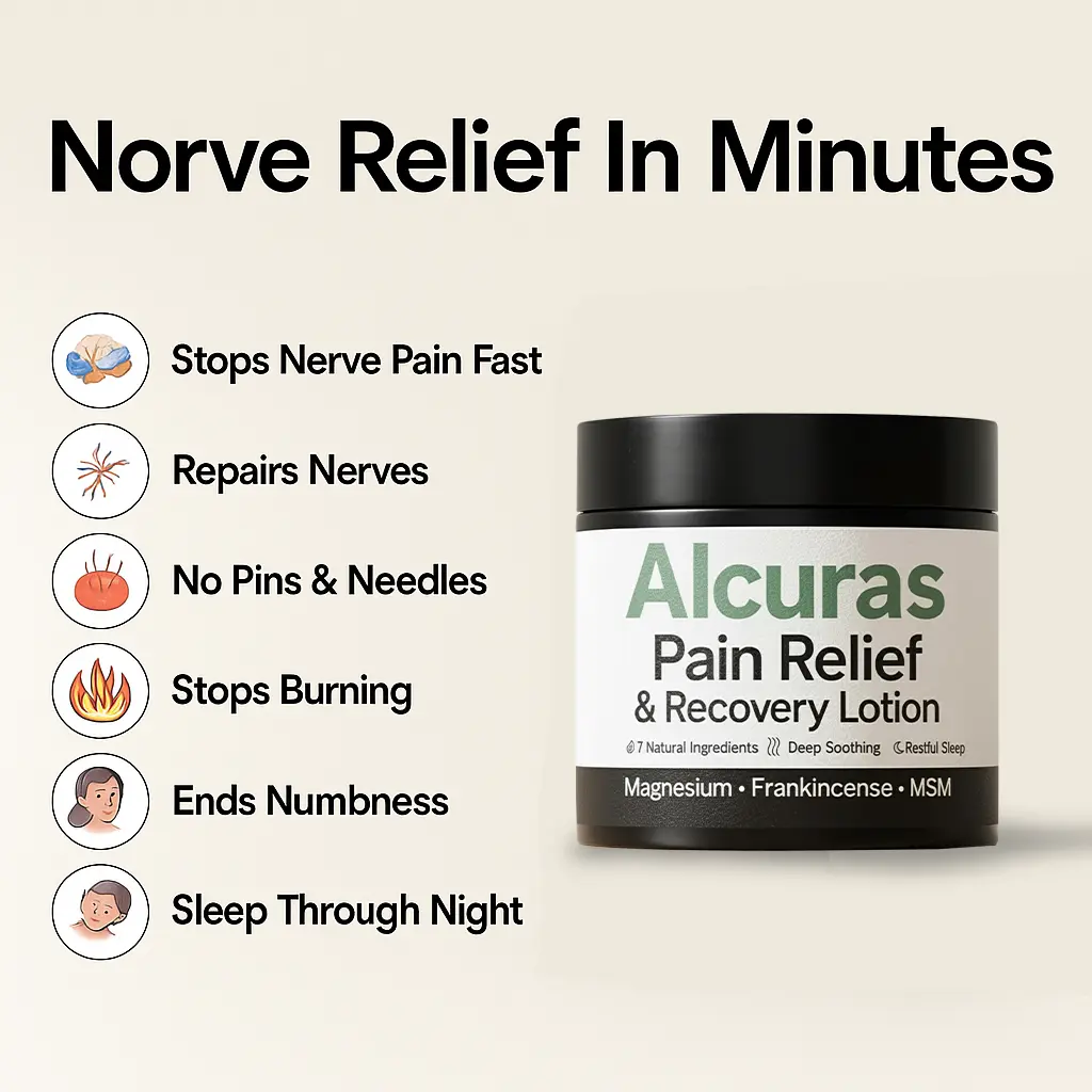 Alcuras Neuropathy Pain Relief and Repair Lotion - Image 3