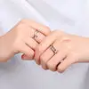 Embrace Hug Couple Ring (1Pair) - Image 11