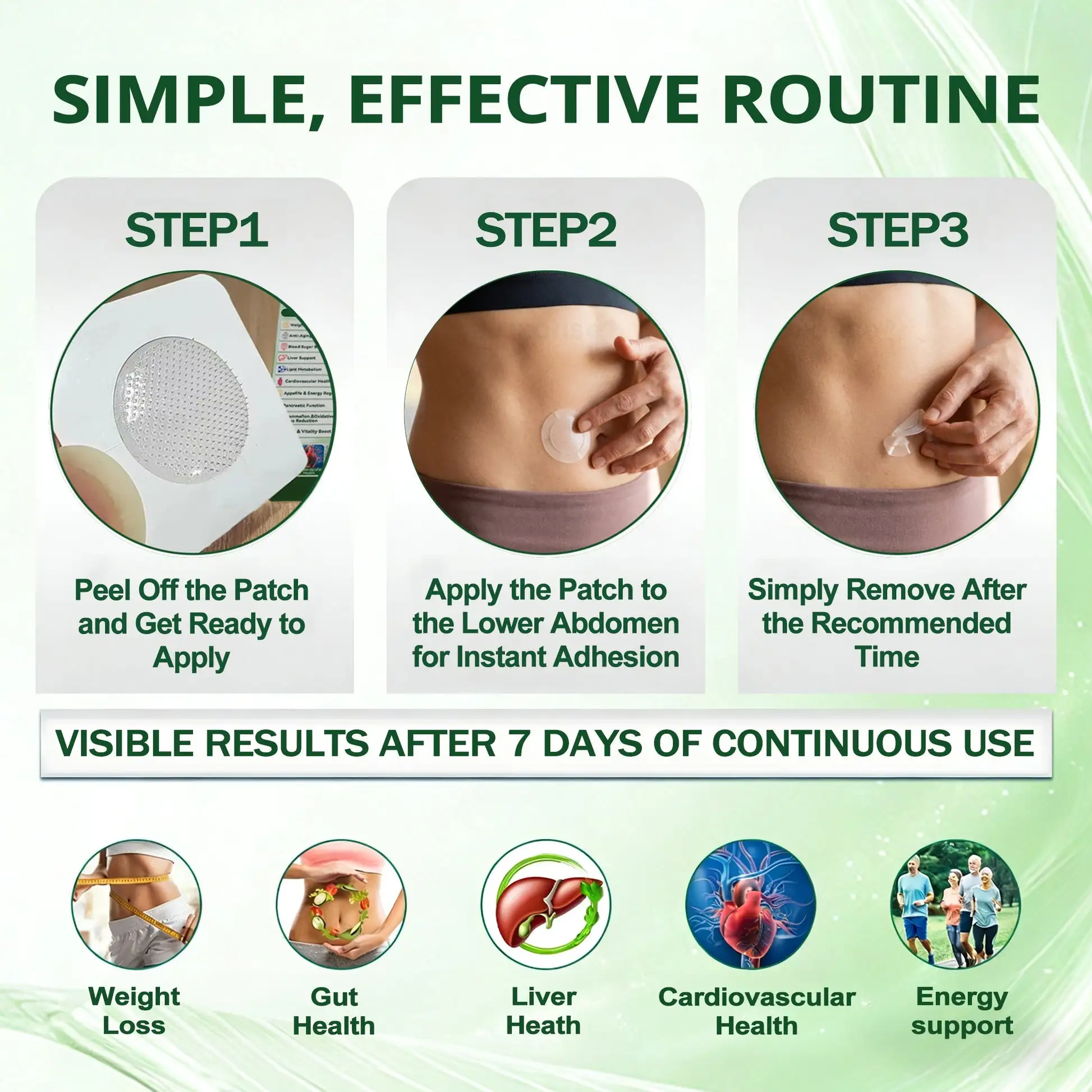 Moringa · Berberine × NAD+ 10-in-1 Slimming & Firming Microneedle Patch - Image 9