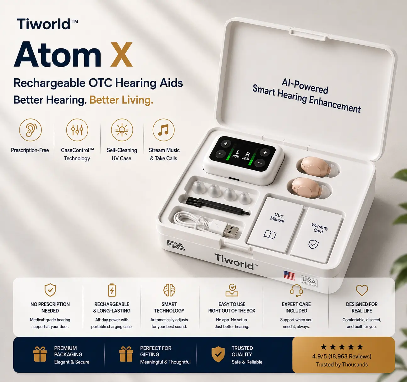 Atom X Smart Hearing Aids - Image 7
