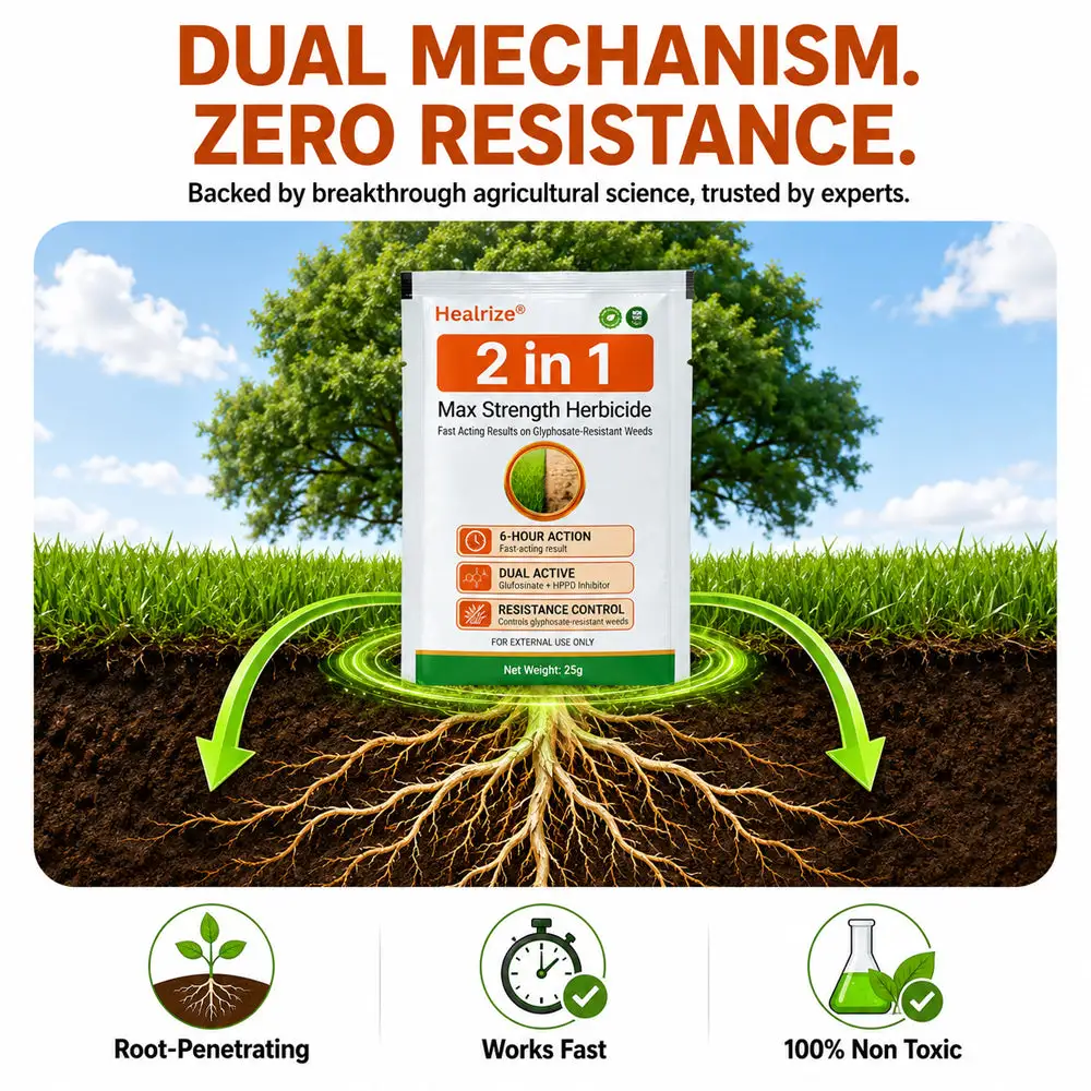 2-in-1 Max Strength Herbicide: Fast Acting Results on Glyphosate-Resistant Weeds - Image 5