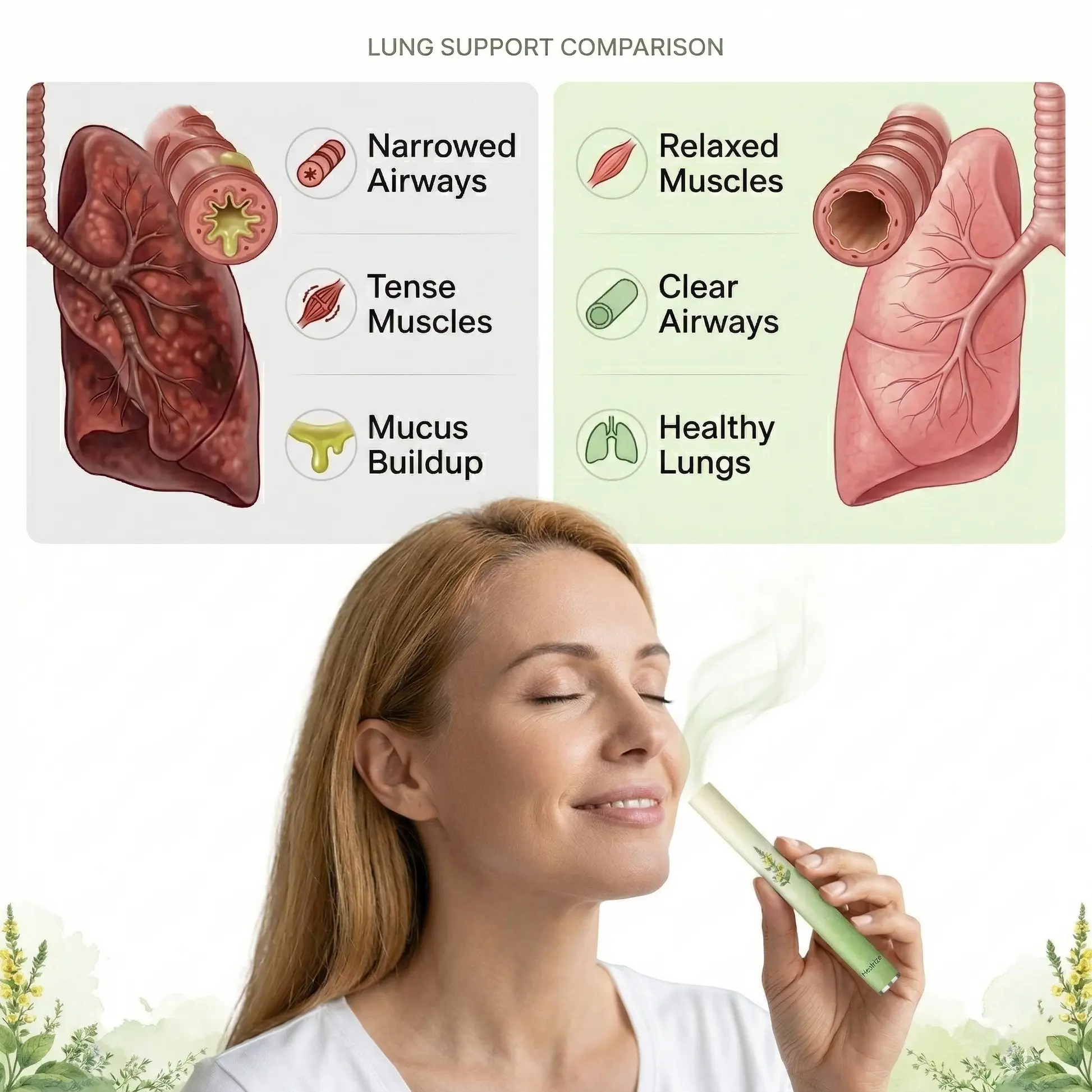 Natural Mullein Lung Support Aroma Diffuser - Image 8