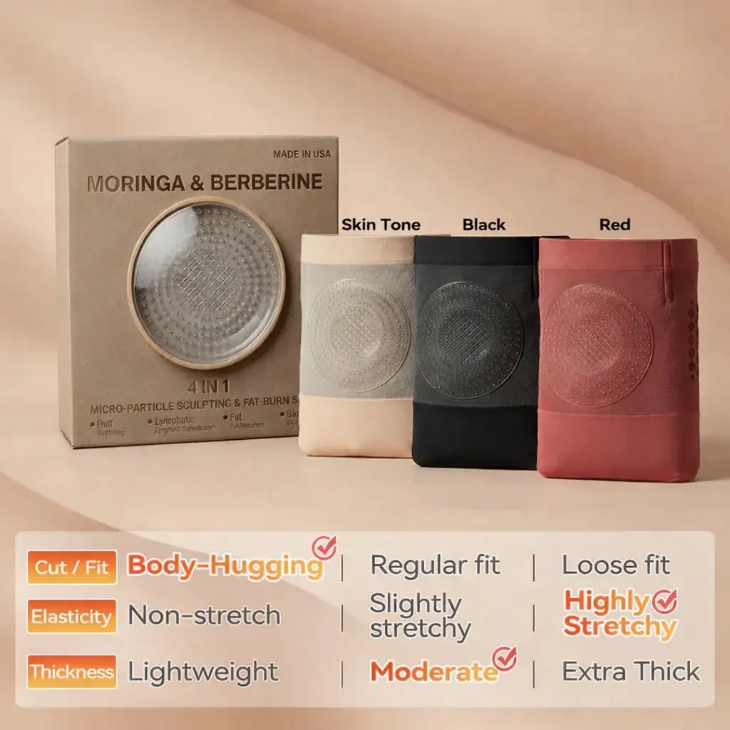 Moringa & Berberine 4-In-1 Toning & Shaping Shorts - Image 19
