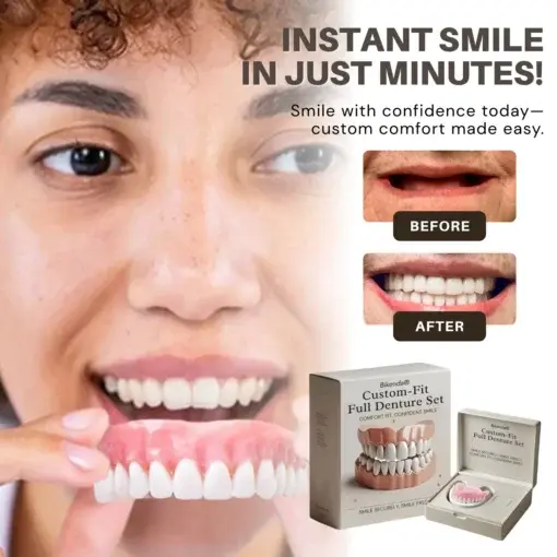 Custom-Fit Full Denture Set - Image 2