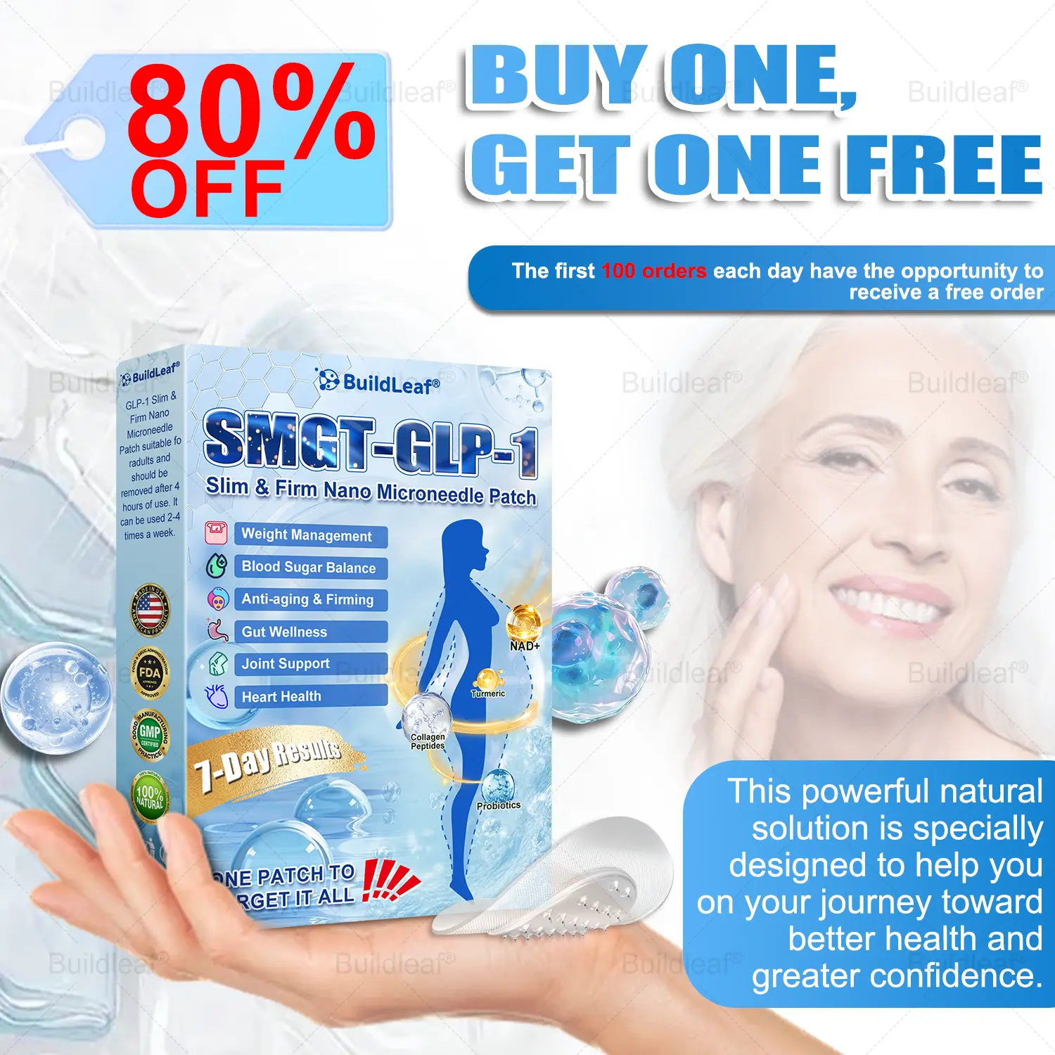 Slim & Firm Nano Microneedle Patch with Collagen