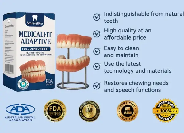– MedicalFit Adaptive Dentures – Suitable for all mouth shapes perfect fit - Image 11