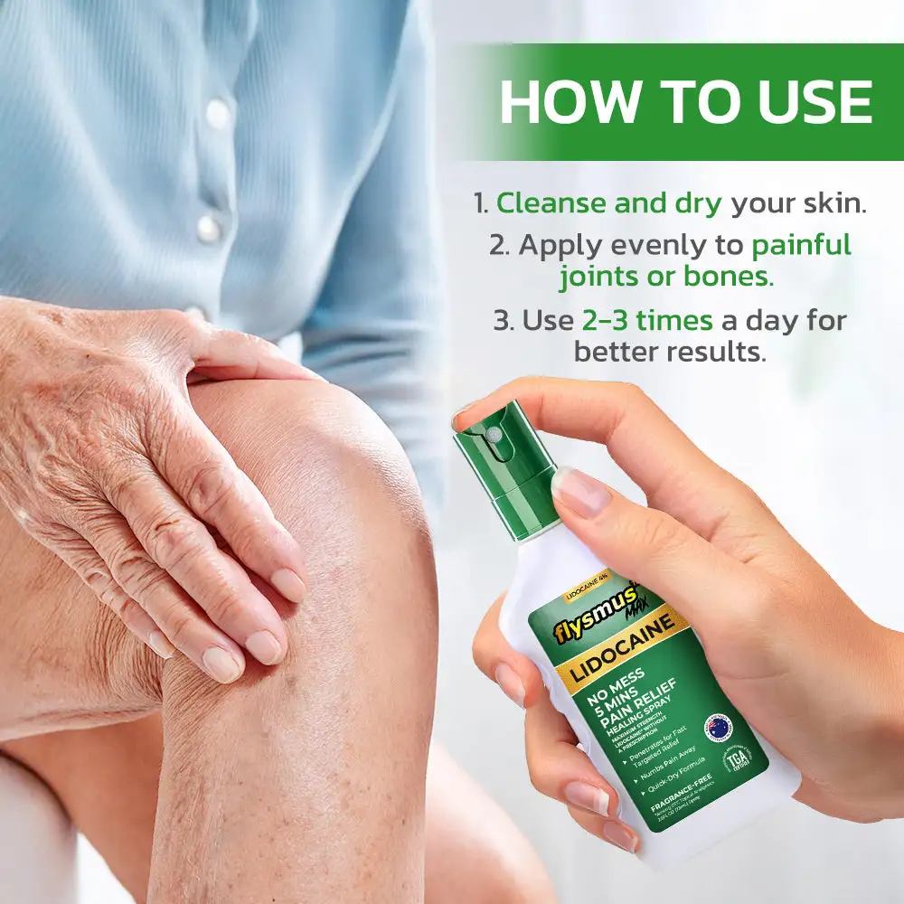 Lidocaine 5Mins Pain Relief Healing Spray - Image 11