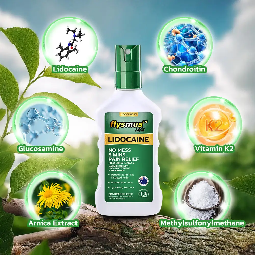 Lidocaine 5Mins Pain Relief Healing Spray - Image 5